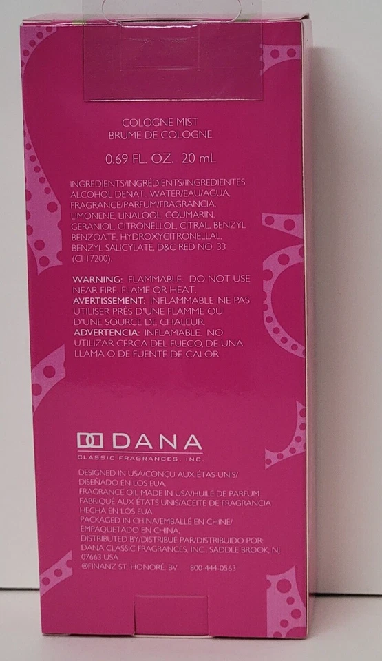 LOVE'S BABY SOFT Cologne Mist 0.69 OZ por DANA NUEVO RARO (BAJO RELLENO COMO EN LA FOTO) Foto 4 de 4