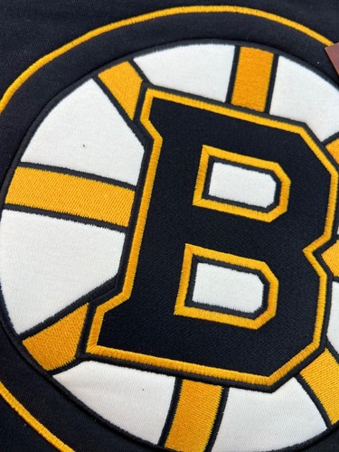 NWT Boston Bruins Retro NHL Hockey Embroidered Pullover Jersey Sweatshirt - Picture 5 of 11