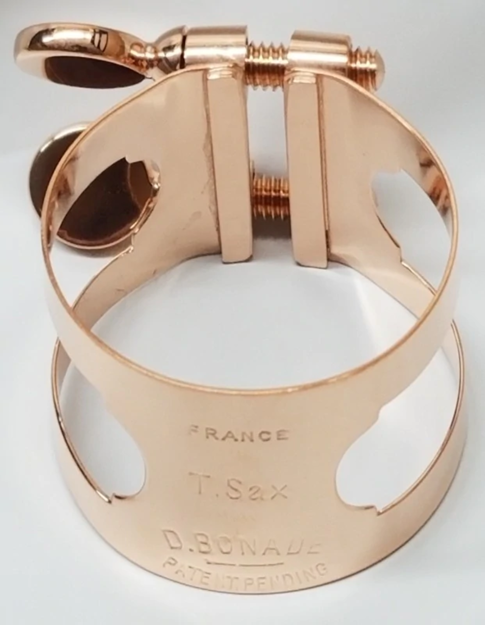 Bonade Tenor Sax Regular Rose Gold Plated Ligature 2255PO eBay
