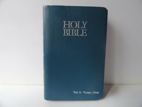 Zondervan 1962. King James Bibel mit Helfen blaues Leder