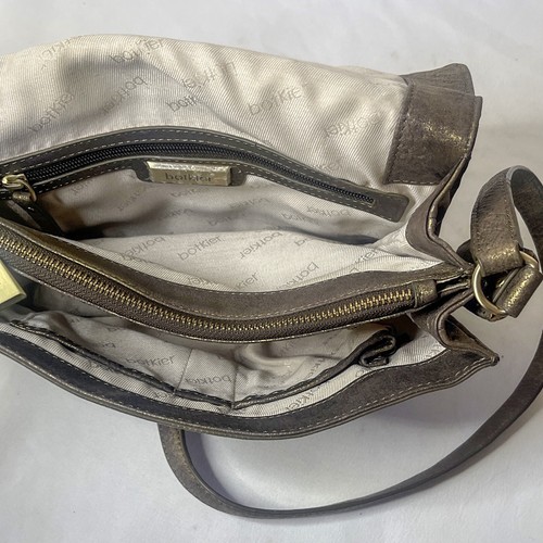 Botkier Gold Leather Purse Bag 11"x 8.25" - Picture 4 of 12