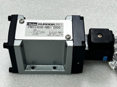 Parker Kuroda PMS2408-NB-100G AC100/110V Manifold Solenoid Valve 