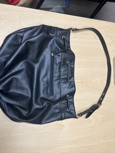 Juicy Couture Leather Shoulder Bag Black - Picture 11 of 18