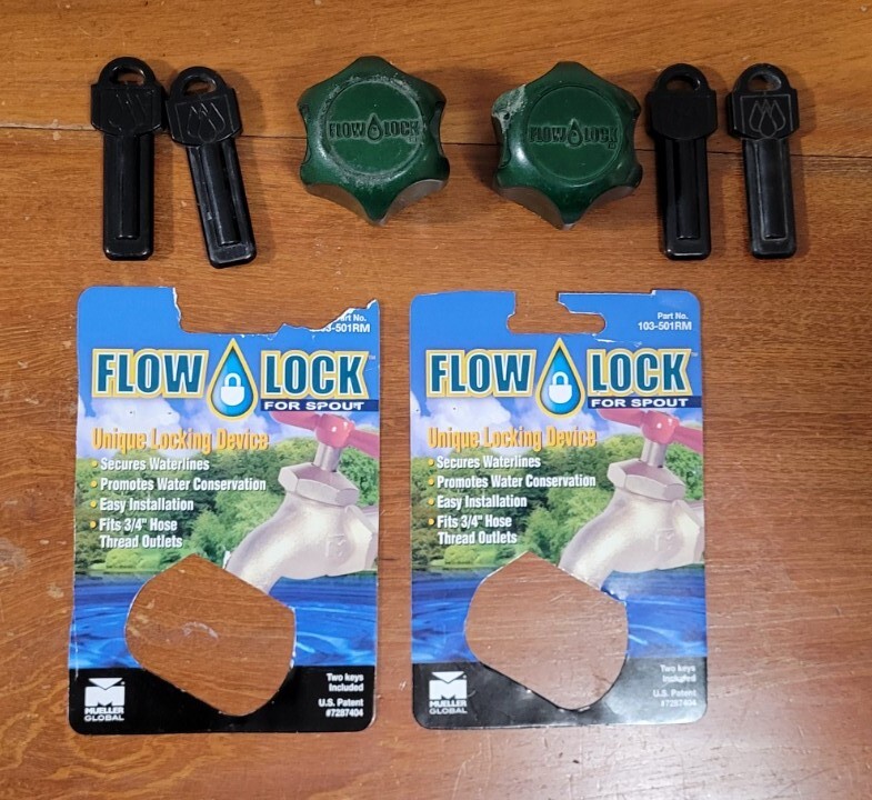 Flow Lock for spout – part # 103-501RM Muller Global – lot of 2 with instruction