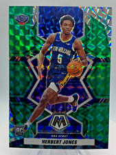 2021-22 Panini Mosaic - NBA Debut Herbert Jones #280 Green Mosaic Prizm (RC)