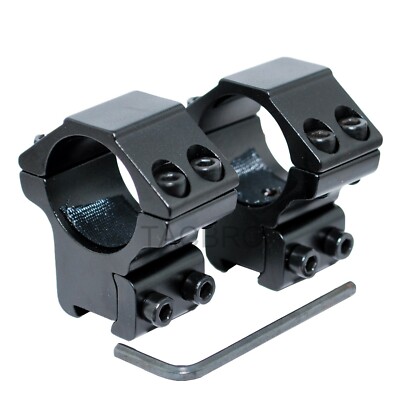 1'' 1 INCH DOVETAIL Rifle Scope Rings,MEDIUM Profile 25MM Fits 3/8'' 11mm 15mm