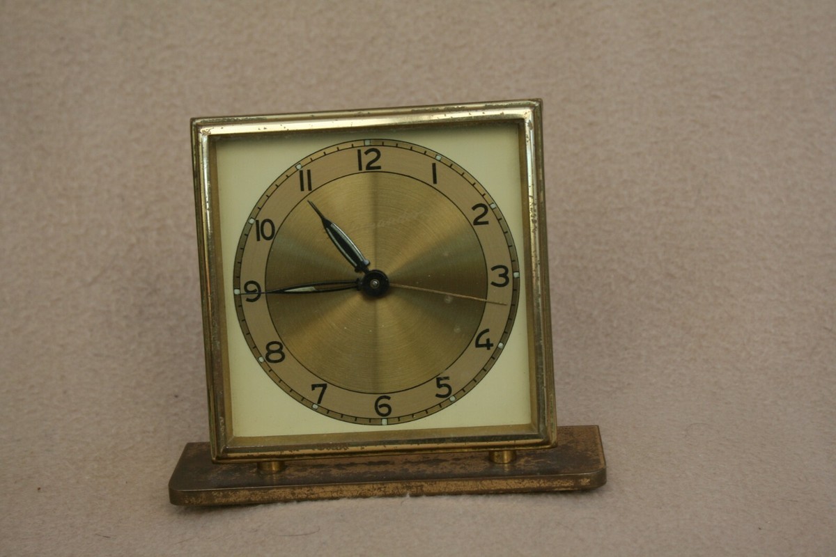 VINTAGE SALAMANDER ART DECO DESK CLOCK