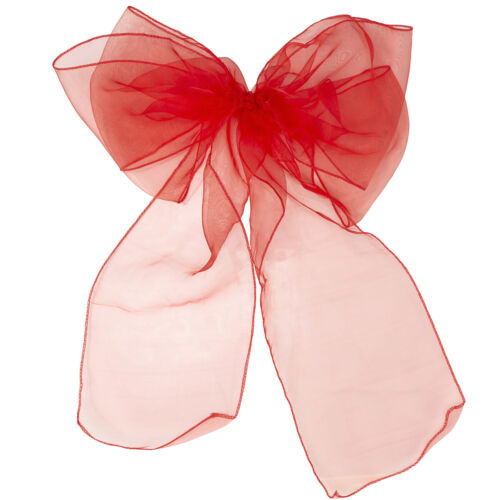Silla de organza de boda fajas ancho lazo completo para decoración de fiesta 1x-100x - Imagen 183 de 391
