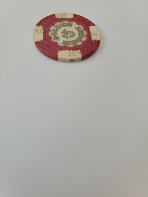 レアデック GOLDEN NUGGET カジノチップ Extremely Rare $5000 Golden Nugget Casino Atlantic City Gaming