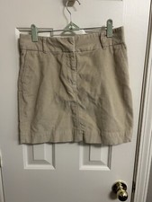 Vineyard Vines Beige Corduroy Mini Skirt Size 2