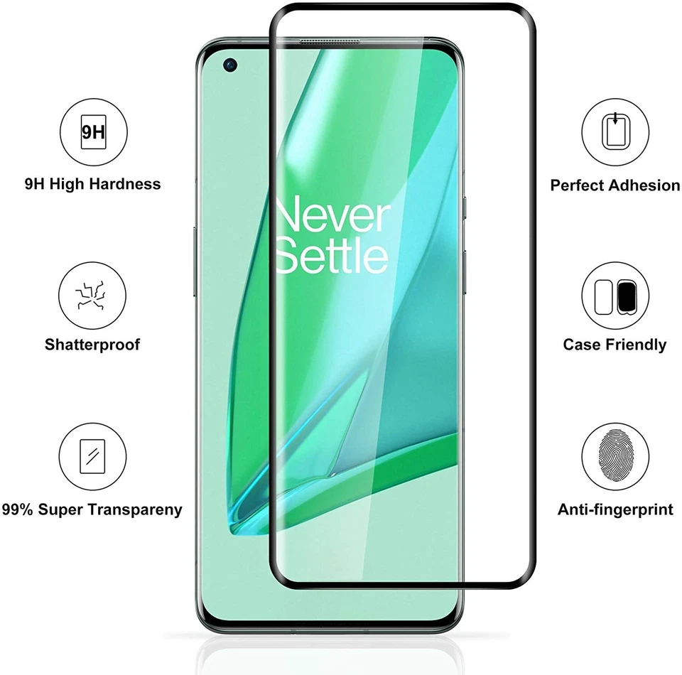 For OnePlus 13 13R 12 12R 11 10T 9 10 Pro Ace 5 Tempered Glass Screen Protector - Image 4 of 4