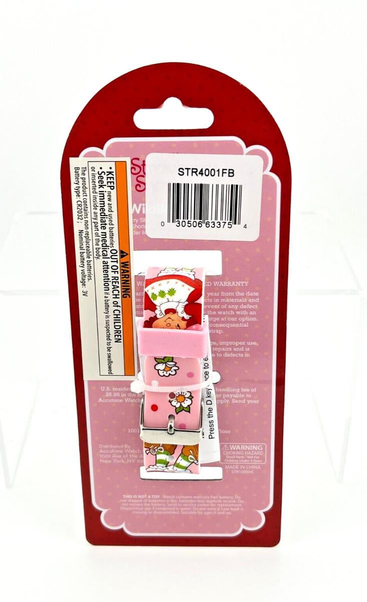 【Q031】完全生産限定盤：SUPREME•Strawberry Time Strawberry Shortcake LED Watch Accutime - NEW | eBay