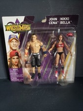WWE Wrestlemania 2017 John Cena & Nikki Bella battlepack 2pk action figure 