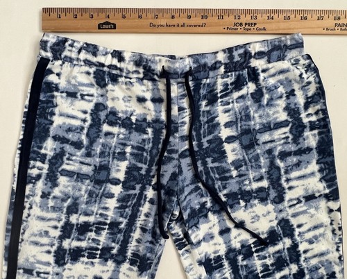 Lucky Brand Pants Womens Sz M Blue Tie Dye Drawstring Stretch Lounge Wear - Picture 4 of 14