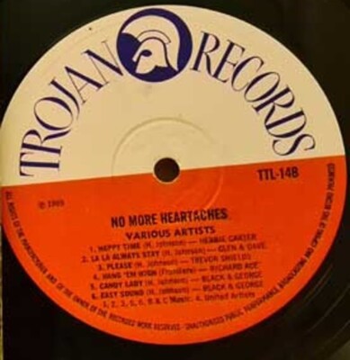 Various No More Heartaches LP UK 1969 Trojan EX