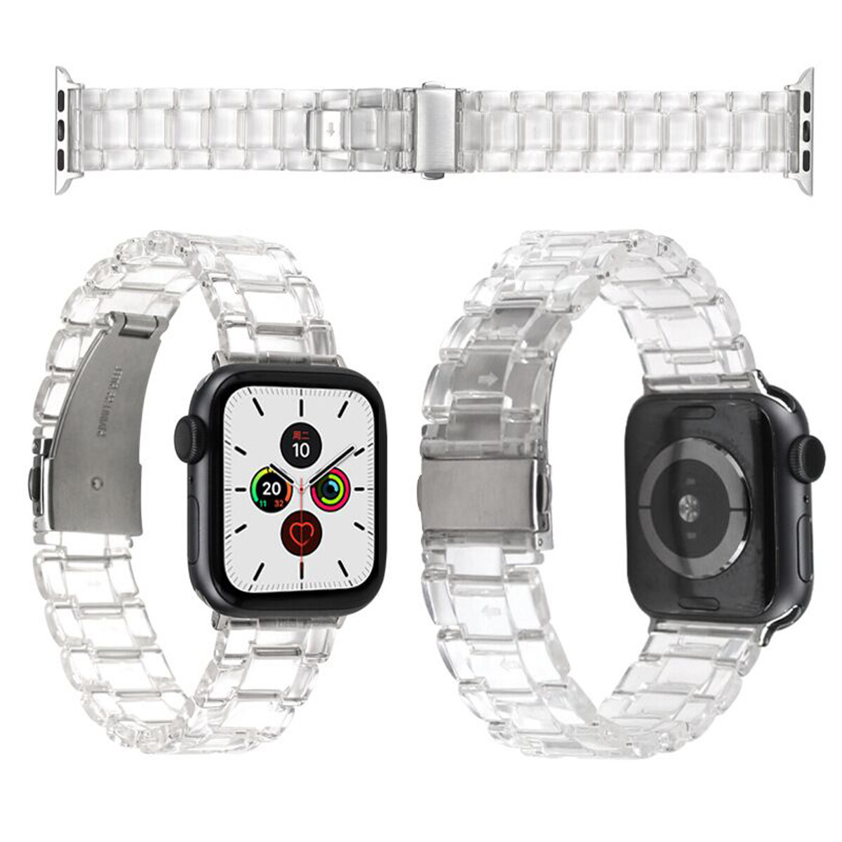 Resin wrist Strap Bracelet for Apple Watch Series iWatch Band  38-44mm
