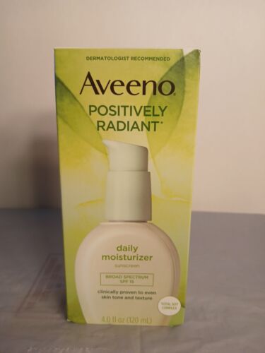 Aveeno Positively Radiant Daily Moisturizer Discontinued Original Formula 4fl Oz