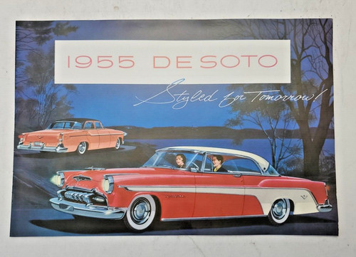 1955 DeSoto Large Prestige Sales Brochure Booklet Catalog Old Original