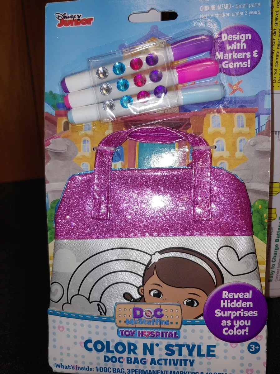 Doc McStuffins Color N' Style Purse Activity With Markers And Gems | eBay