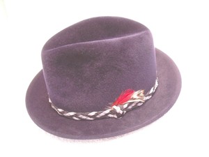 velour fedora hat