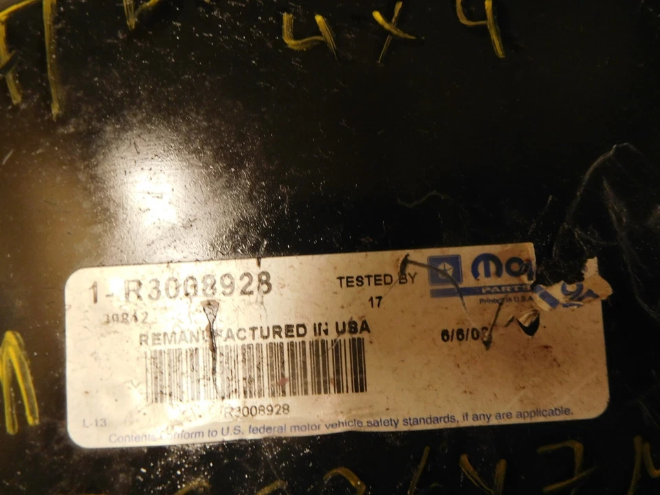 1997 Dodge Dakota компьютер ECU 4 X 4 F16 - Изображение 2 из 4