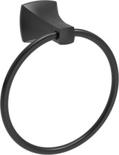 Hand Towel Holder for Bathroom Kitchen Matte Black Towel Ring Towel Hanger Stain