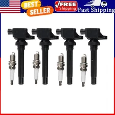 4x ignition coils & Iridium Spark Plugs for Suzuki Grand Vitara 2006-2008 UF562