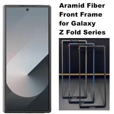 For Samsung Z Fold 8 7 6 Case Aramid Fiber Front Frame Thin Hard Outer Bumper