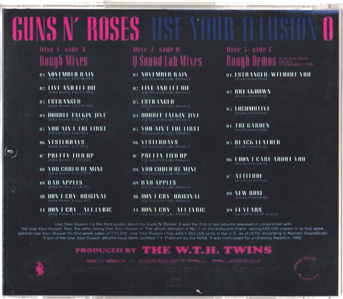 GUNS N' ROSES - Use Your Illusion 0 (3CD) | eBay