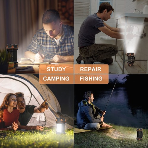 Camping Lantern Rechargeable, LED Camping Flashlight, 4800 Capacity, Portable... - Picture 7 of 7