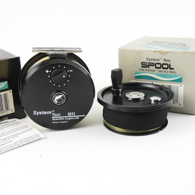 Scientific Anglers System Two 2 1011 Fly Reel. England. W/ Boxes & Spare Spools.