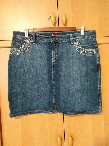 Women Dolce & Gabbana Skirt Navy Denim 40 / L / 48
