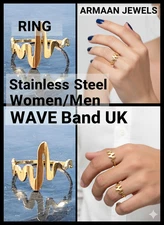 RING 2.5mm GOLD FILLED Steel/WAVE-Despite Difficulties/POWER Band ComforT Fit/UK
