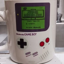 Nintendo Gameboy SUPER MARIOLAND Heat Change Drink Mug Officially Licensed
