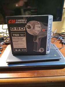 Campbell Hausfeld Gray Composite 90 PSI Pneumatic Air Impact Wrench 8.5 L x 7.8