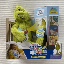 Little Tikes Story Dreamers The Grinch Interactive Plush 3 Audio Books Christmas