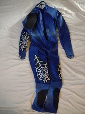 Tuta SPYDER uomo XXL sci corsa imbottita blu velocità usata pochissimo GS Race