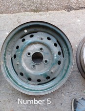 TR2/TR3 Metal Rims for Refurbishment Or Spare Parts In Good Condition See Photos