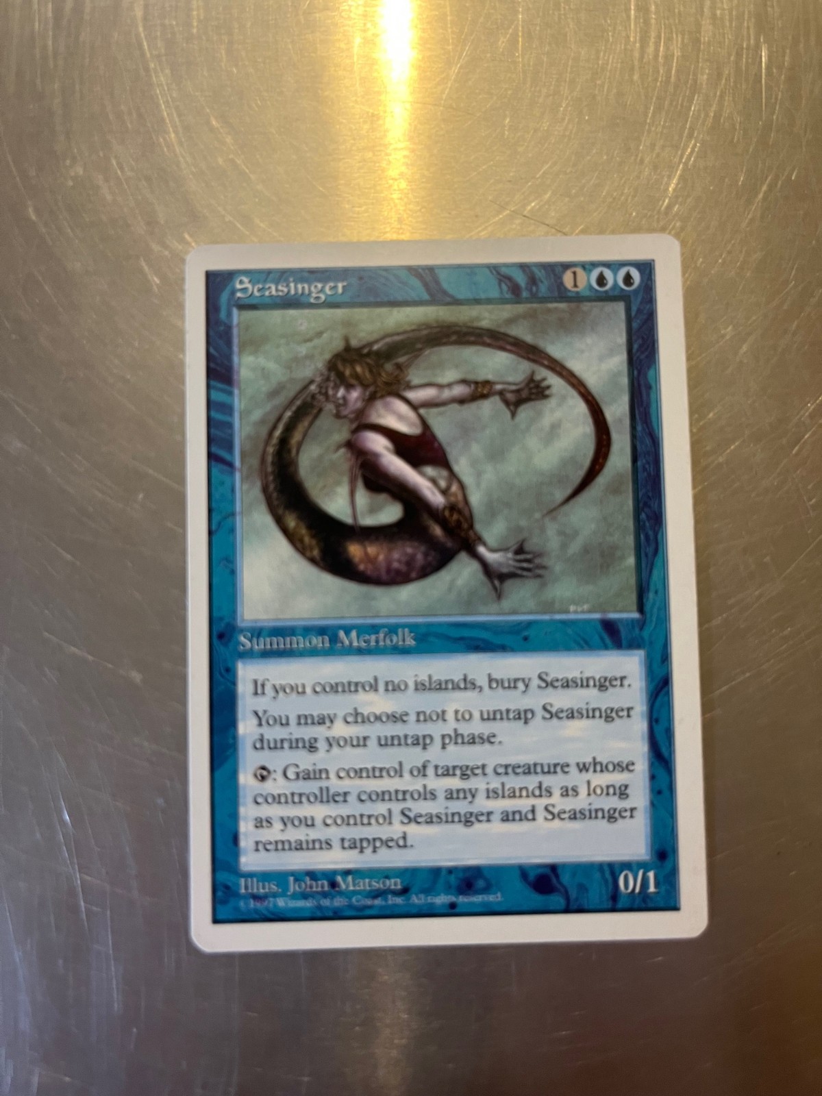 Seasinger 5th Edition Magic Cards LP, COMBINED SHIPPING