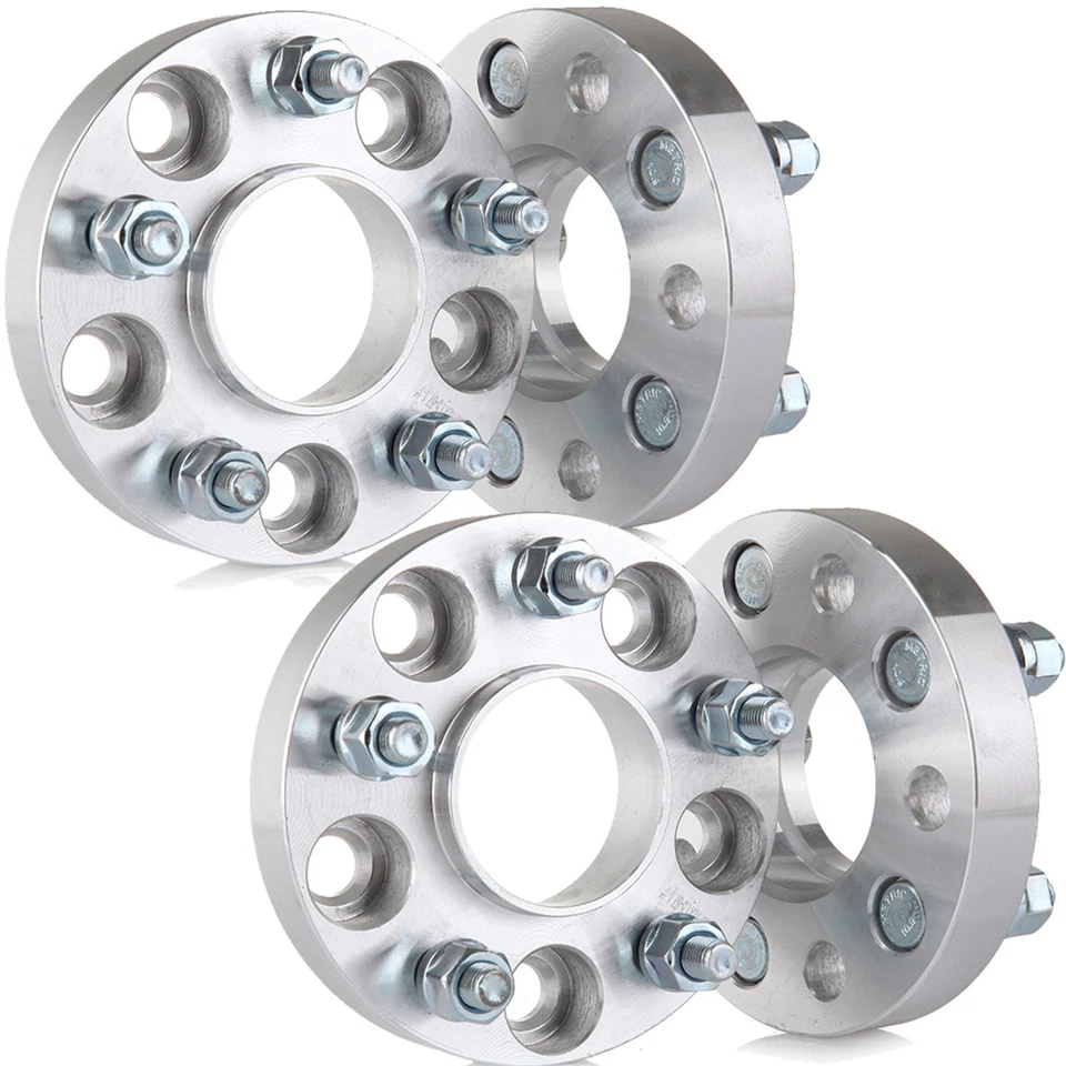 4Pcs 1" 5x114.3 Hub Centric Wheel Spacers For Jeep Compass & Kia Rondo 2007-2017 Foto 2 de 4