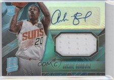 2013 Panini Spectra Rookie Jersey Light Blue 90/99 Archie Goodwin #108 Auto 0f8