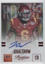 2015 Panini Prestige Rookie Extra Points Red Signatures Josh Shaw #253 Auto 0c2