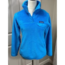 Patagonia Women's Better Sweater Pullover Fleece Top Turquoise Blue Women's S