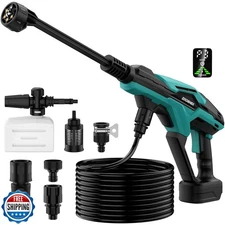 Cordless Pressure Washer for Makita 18V Battery, 800 PSI Portable Handheld Po