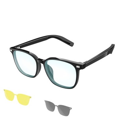Smart Bluetooth Audio Glasses, Anti-Blue Light, Auto On/Off, /Music, Voice As...