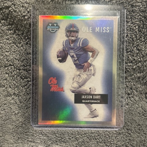 2023 Bowman University Chrome - 1955 Bowman Football Jaxson Dart #55BF-5 (RC)