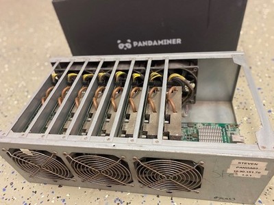 PandaMiner B3 Pro 8X RX470 4GB AMD GPU Miner Mining Rig w/ 220V PSU - NO SSD