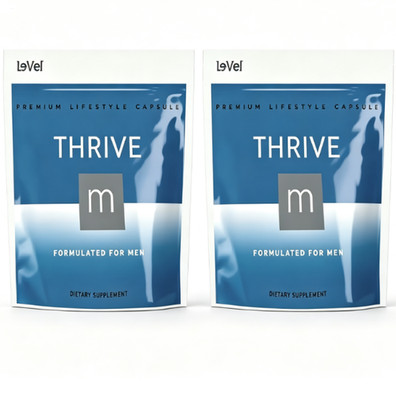 2 Pack Le-Vel Thrive M Vitamins for Men Capsule Dietary Supplement 60 Capsules