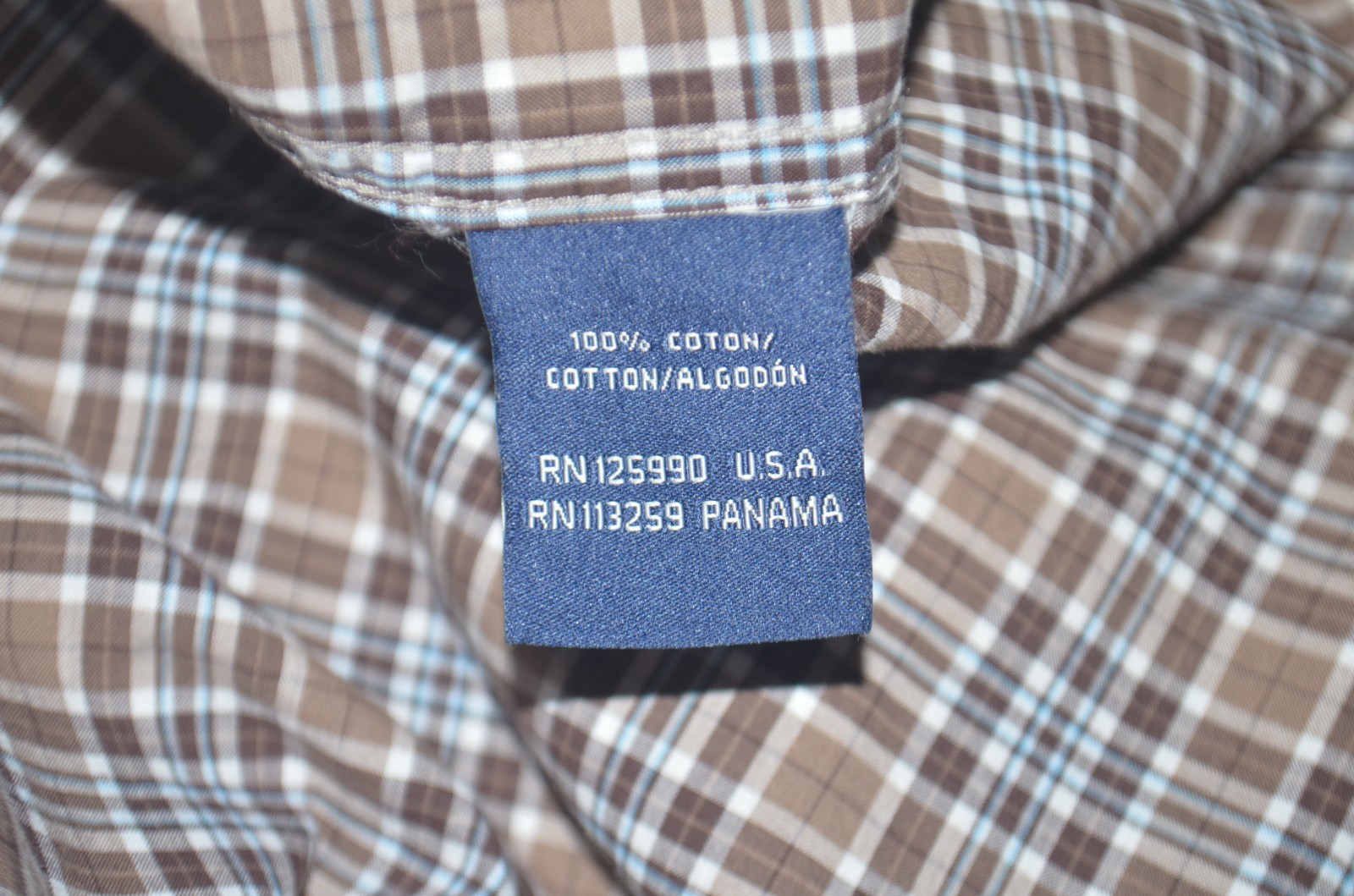 FACONNABLE Classique Brown Plaid Lightweight Long… - image 5