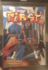 Topps Finest First Rookie Insert Cedric Coward Memphis Grizzlies F-11 2025-26